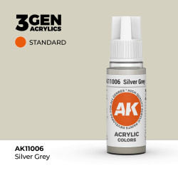 Silver Grey Gris Plata 3Gen 18ml AK11006 AK Interactive