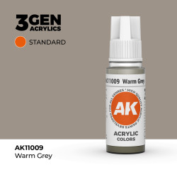 Warm Grey Gris Cálido 3Gen 18ml AK11009 AK Interactive