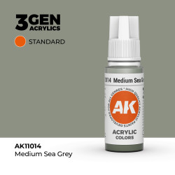 Medium Sea Grey Gris Mar Medio 3Gen 18ml AK11014 AK Interactive