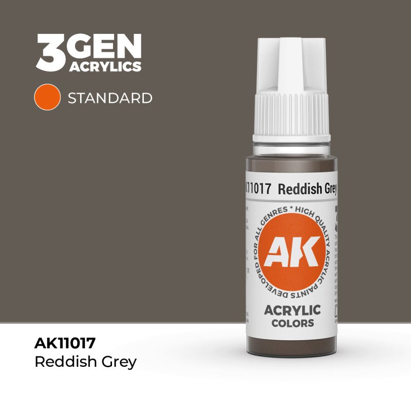 Reddish Grey Gris Rojizo 3Gen 18ml AK11017 AK Interactive