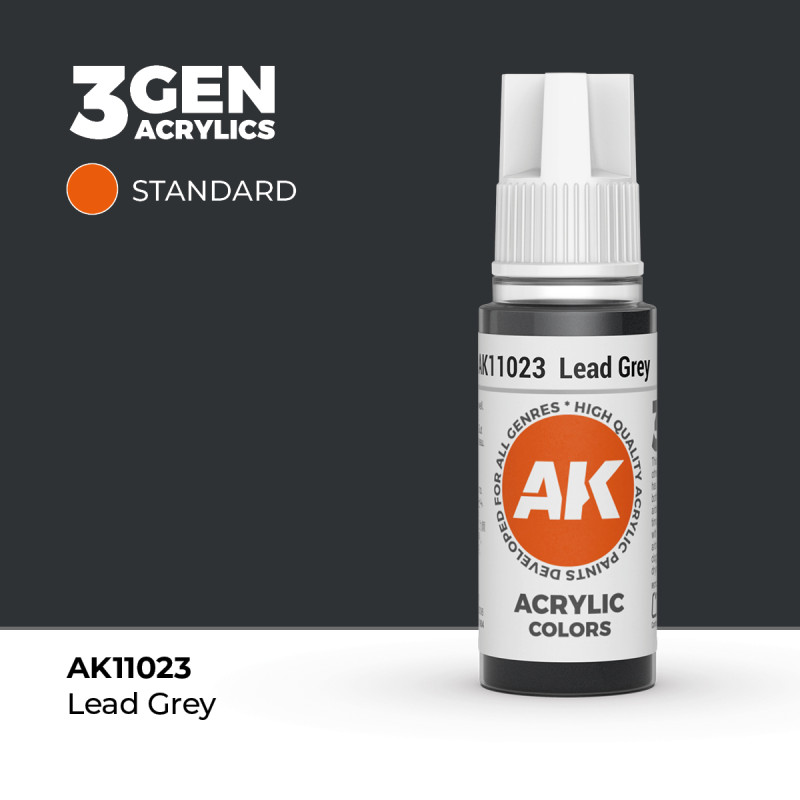 Lead Grey Gris Plomo 3Gen 18ml AK11023 AK Interactive