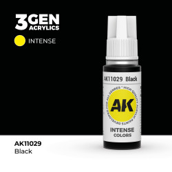 Black Negro Intenso 3Gen 18ml AK11029 AK Interactive