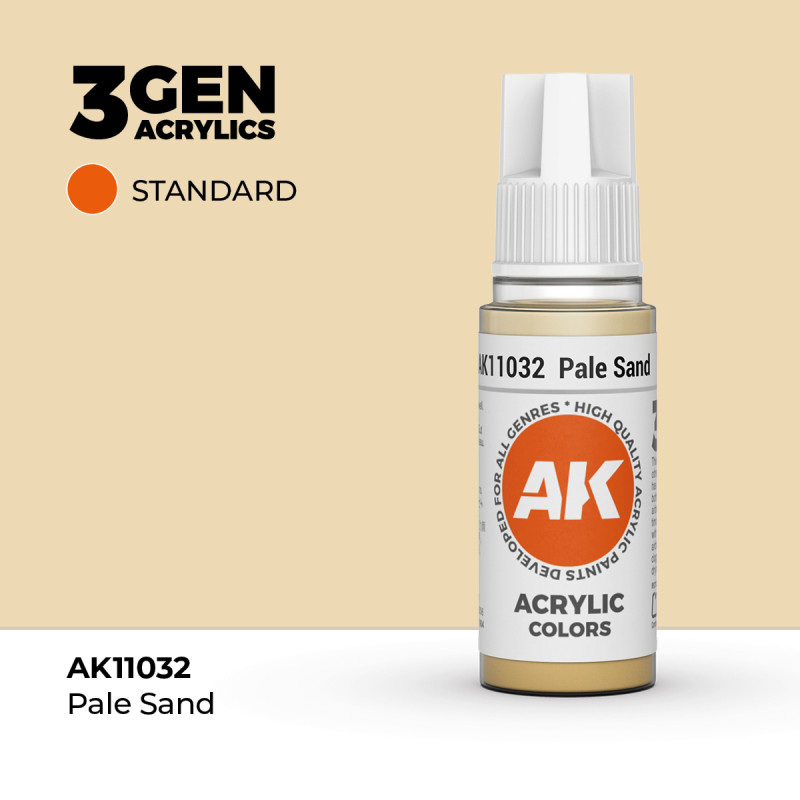 Pale Sand Arena Pálida 3Gen 18ml AK11032 AK Interactive