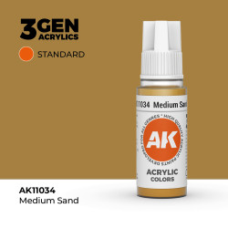 Medium Sand Arena Media 3Gen 18ml AK11034 AK Interactive