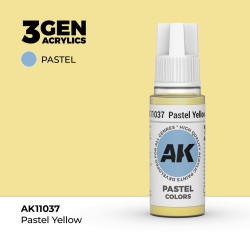 Pastel Yellow Amarillo 3Gen 18ml AK11037 AK Interactive