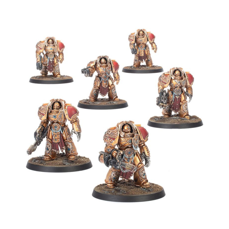 Sodalidad de Exterminadores Aquilon Terminator Sodality Adeptus Legio Custodes Warhammer 40.000 The Horus Heresy
