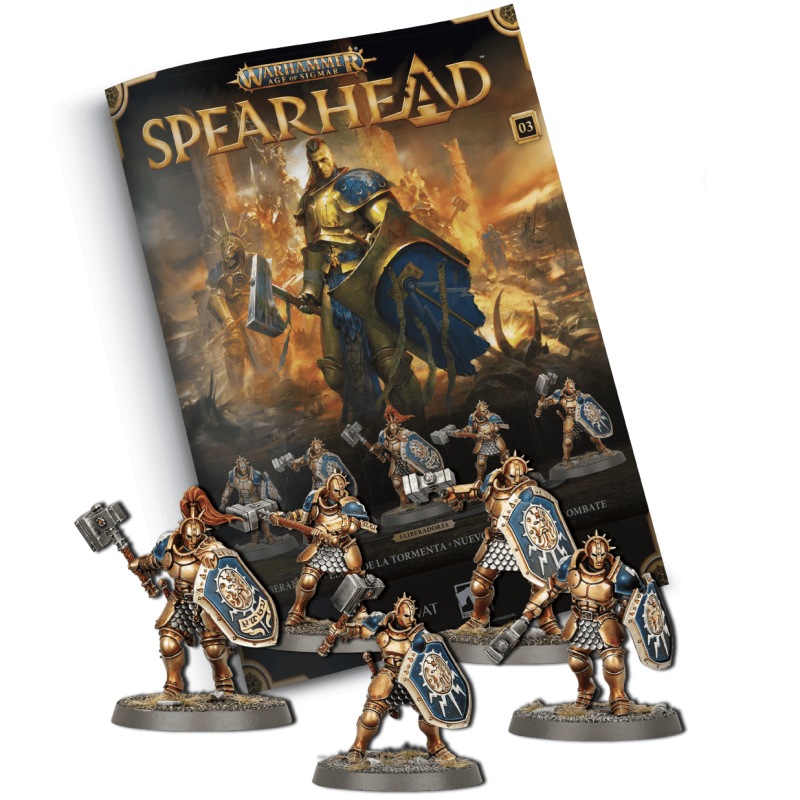 Spearhead Fascículo 3 Liberadores Liberators (5) Stormcast Eternals Salvat Warhammer Age of Sigmar