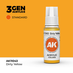 Dirty Yellow Amarillo Sucio 3Gen 18ml AK11043 AK Interactive