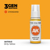 Dirty Yellow Amarillo Sucio 3Gen 18ml AK11043 AK Interactive