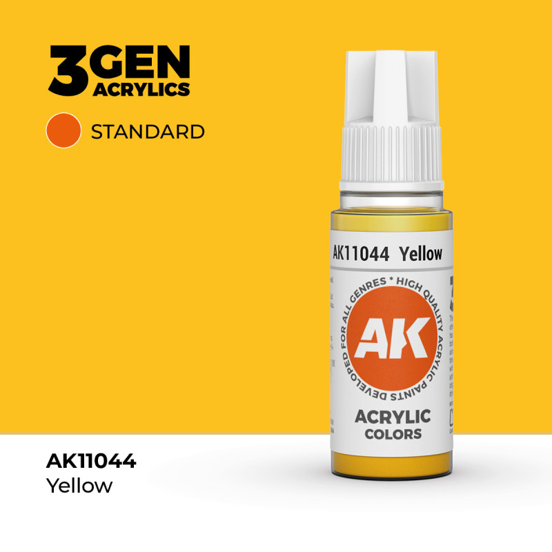 Yellow Amarillo Estandar 3Gen 18ml AK11044 AK Interactive