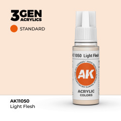 Light Flesh Carne Clara 3Gen 18ml AK11050 AK Interactive