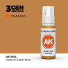Medium Flesh Tono de Piel Medio 3Gen 18ml AK11054 AK Interactive