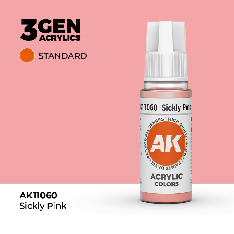 Sickly Pink Rosa Enfermizo 3Gen 18ml AK11060 AK Interactive