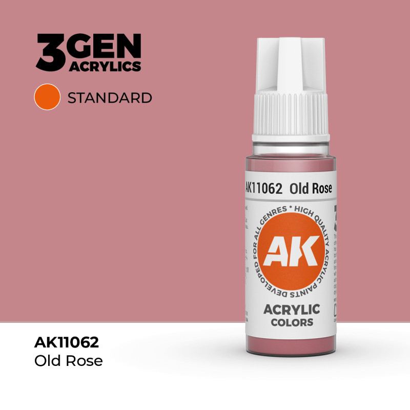 Old Rose Rosa Viejo 3Gen 18ml AK11062 AK Interactive