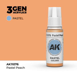 Paastel Peach Melocotón Pastel 3Gen 18ml AK11076 AK Interactive