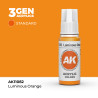 Luminous Orange Naranja Luminoso 3Gen 18ml AK11082 AK Interactive