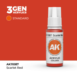 Scarlet Red Rojo Escarlata 3Gen 18ml AK11087 AK Interactive