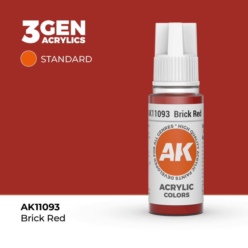 Brick Red Rojo Ladrillo 3Gen 18ml AK11093 AK Interactive