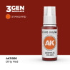 Dirty Red Rojo Sucio 3Gen 18ml AK11095 AK Interactive