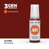 Wine Red Rojo Vino 3Gen 18ml AK11096 AK Interactive