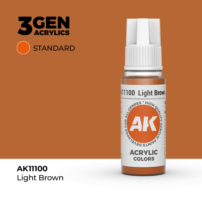 Light Brown Marrón Claro 3Gen 18ml AK11100 AK Interactive