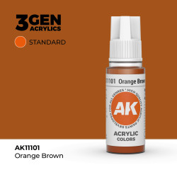 Orange Brown Marrón Anaranjado 3Gen 18ml AK11101 AK Interactive