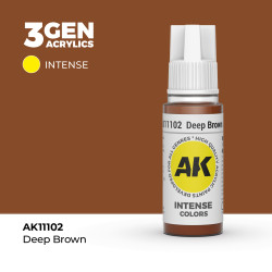 Deep Brown Marrón Profundo 3Gen 18ml AK11102 AK Interactive