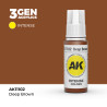 Deep Brown Marrón Profundo 3Gen 18ml AK11102 AK Interactive