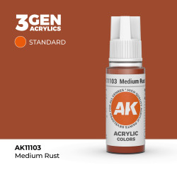 Medium Rust Óxido Medio 3Gen 18ml AK11103 AK Interactive
