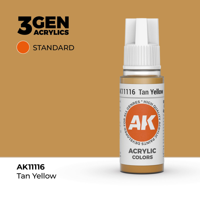 Tan Yellow Amarillo Tan 3Gen 18ml AK11116 AK Interactive