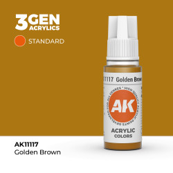 Golden Brown Marrón Dorado 3Gen 18ml AK11117 AK Interactive