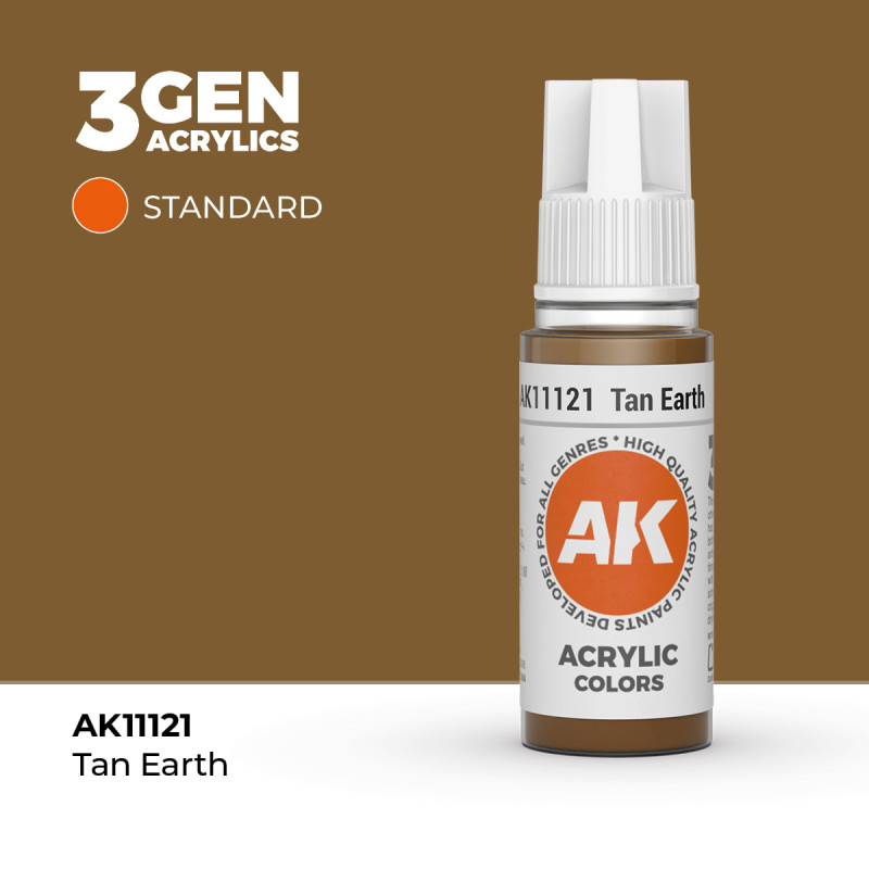 Tan Earth Tierra 3Gen 18ml AK11121 AK Interactive