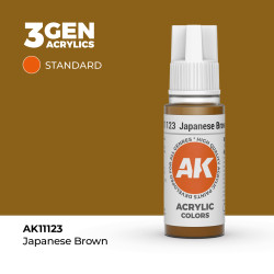 Japanese Brown Marrón Japonés 3Gen 18ml AK11123 AK Interactive