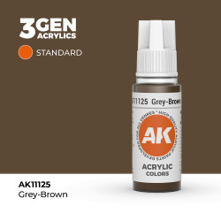 Grey-Brown Marrón Grisáceo 3Gen 18ml AK11125 AK Interactive