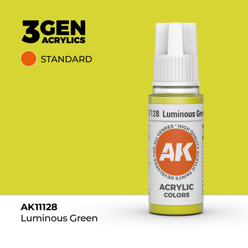 Luminous Green Verde Luminoso 3Gen 18ml AK11128 AK Interactive