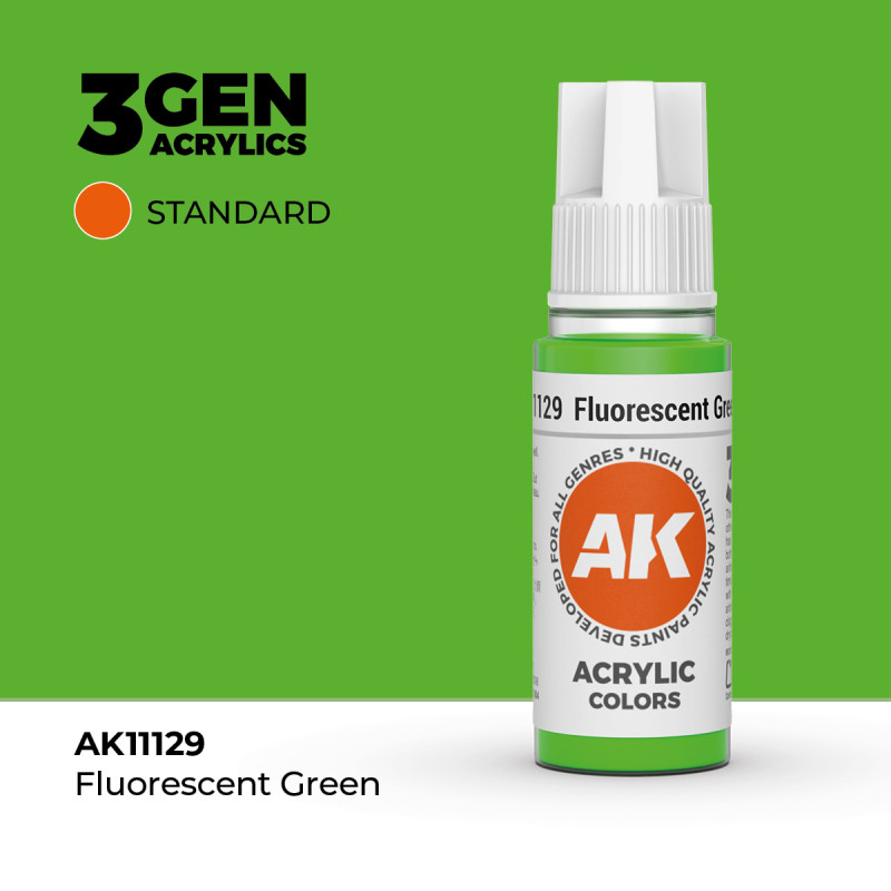 Fluorescent Green Verde Fluorescente 3Gen AK 11129 AK Interactive