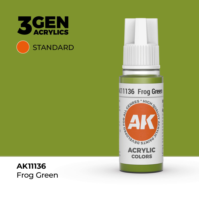Frog Green Verde Rana 3Gen 18ml AK11136 AK Interactive