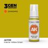 Interior Yellow Green Verde Amarillo Interior 3Gen 18ml AK11138 AK Interactive