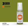 Golden Olive Oliva Dorado 3Gen 18ml AK11139 AK Interactive