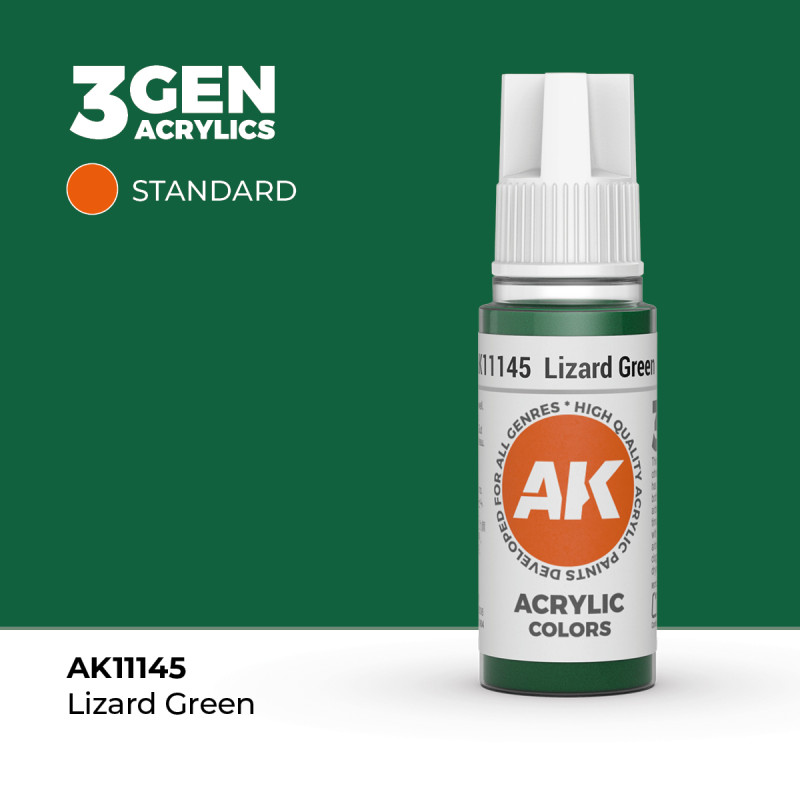 Lizard Green Verde Lagarto 3Gen 18ml AK11145 AK Interactive