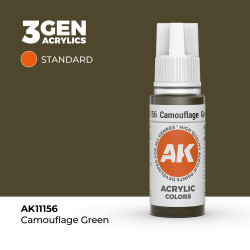 Camouflage Green Verde Camuflaje 3Gen 18ml AK11156 AK Interactive