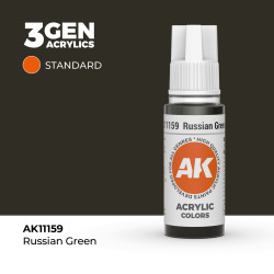 Russian Green Verde Ruso 3Gen 18ml AK11159 Ak Interactive