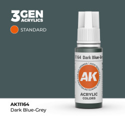 Dark Blue-Grey Gris Azul Oscuro 3Gen 18ml AK11164 AK Interactive