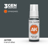 French Blue Azul Francés 3Gen 18ml AK11166 AK Interactive