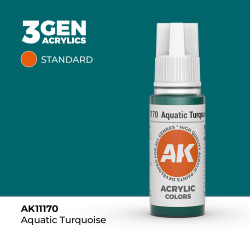 Aquatic Turquoise Turquesa Acuático 3Gen 18ml AK11170 AK Interactive