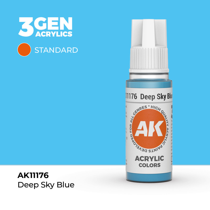 Deep Sky Blue Azul Cielo Profundo 3Gen 18ml AK11176 AK Interactive