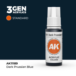 Dark Prussian Blue Azul Prusiano Oscuro 3Gen 18ml AK11189 AK Interactive