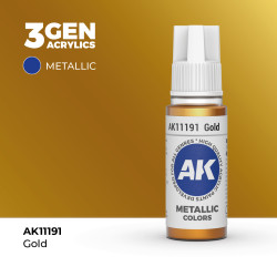 Gold Oro Metálico 3Gen 18ml AK11191 AK Interactive