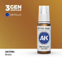 Brass Latón Metálico Metálico 3Gen 18ml AK11194 AK Interactive